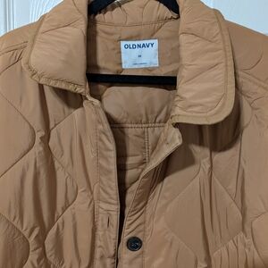 Old Navy Tan Quilted Jacket
